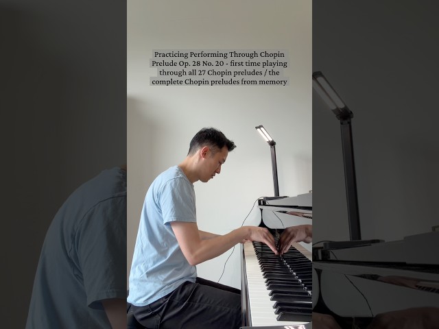 Piano Practice - Chopin Prelude Op. 28 No. 20 (1)  - 8/31/26 #pianolessonsonline
