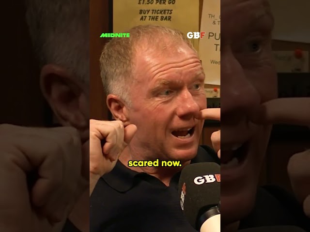Scholes - โI loved being scaredโ
