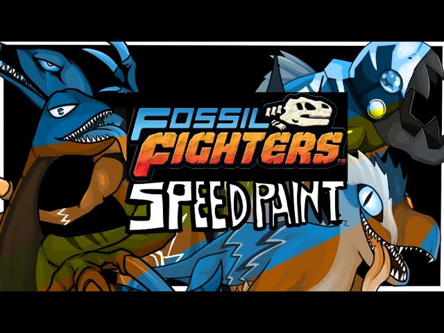 FOSSIL FIGHTERS speed paint. pt1