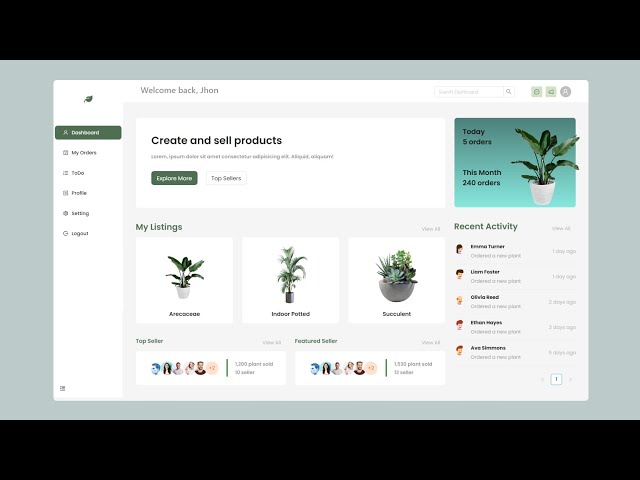 Create a React Dashboard with Ant Design | Build a React Website Dashboard  | Build a React Web App