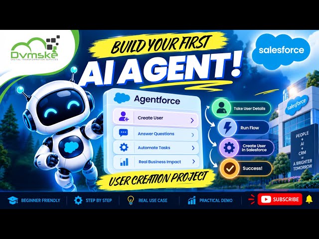 Agentforce Salesforce Tutorial: Setup & Build Your FIRST AI Agent (Part 1)  