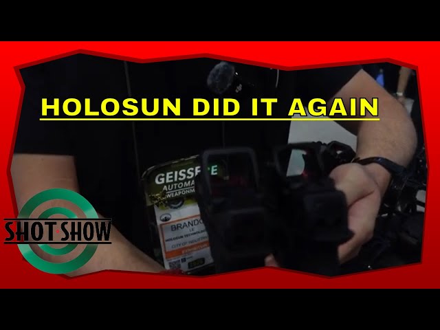 Holosun's Latest Pistol Optic Just Dropped