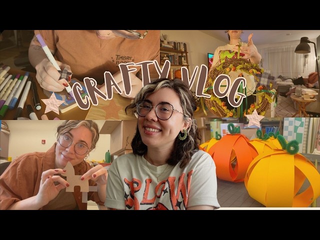 a little crafty vlog ๐งถ๐ชก๐ผ๏ธ
