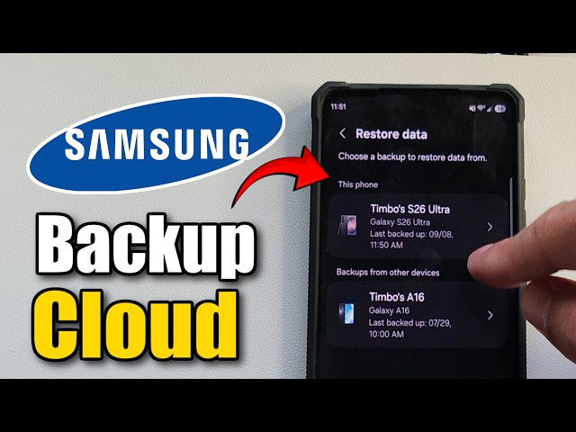 How to Back Up Data to Samsung Cloud on Samsung Phone
