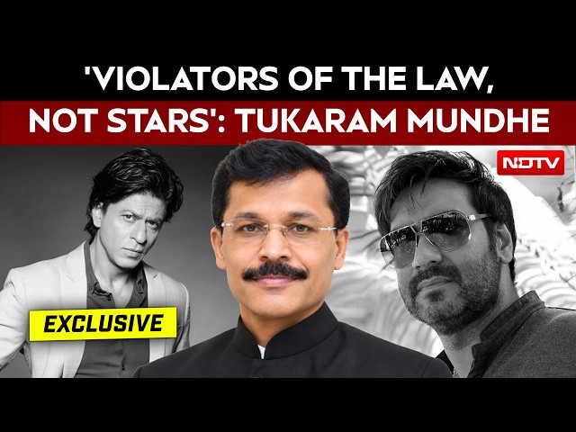 Tukaram Mundhe On Shah Rukh Khan, Ajay Devgn Notices: 'Violators Of The Law, Not Stars'