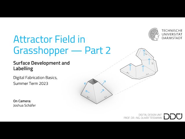 01 - Grasshopper Unroll Surface and Labelling - Part 2