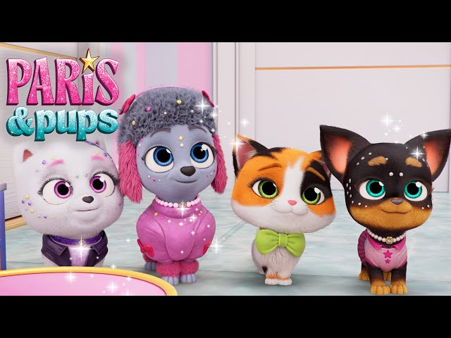 Get Ready to Dress Up with Star and Amisha! 💄 Starkle Girl Makeover | Paris & Pups