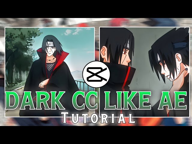 How to Make Dark Anime CC in CapCut | AE like CC | Capcut Tutorial