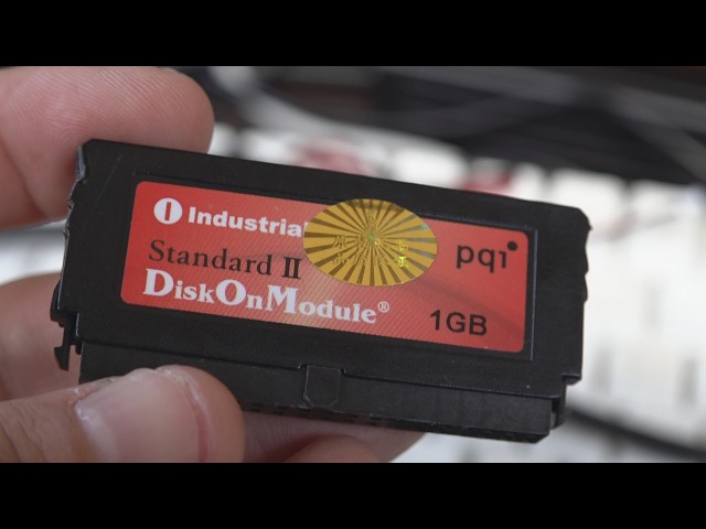 PQI IDE 40 pin DOM SSD Disk On Module 1 GB Unboxing and Test