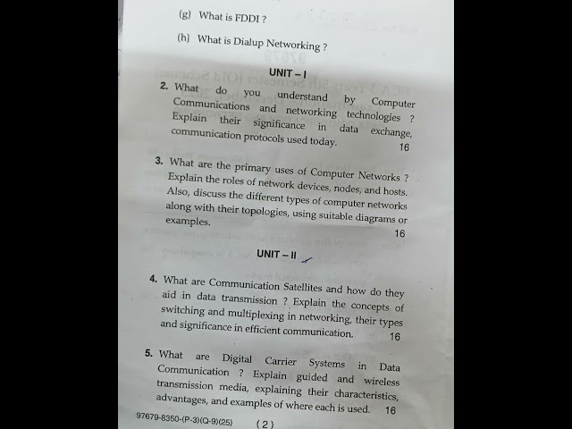#shorts #tyoutubelikes #viral #trending #datacommunication #networking #bca #exam #pyq#2025 #dec
