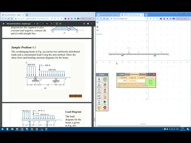 STRIAN 2.0 Structural analysis software Online Free – Beam Calculator