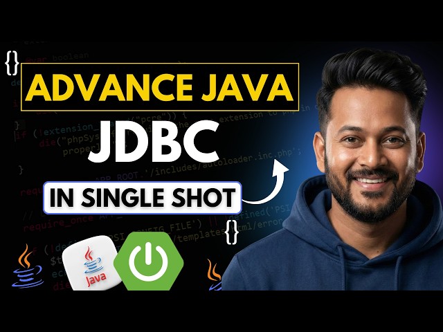 Advanced Java Full Course 2026 | Advance Java Tutorial | JDBC