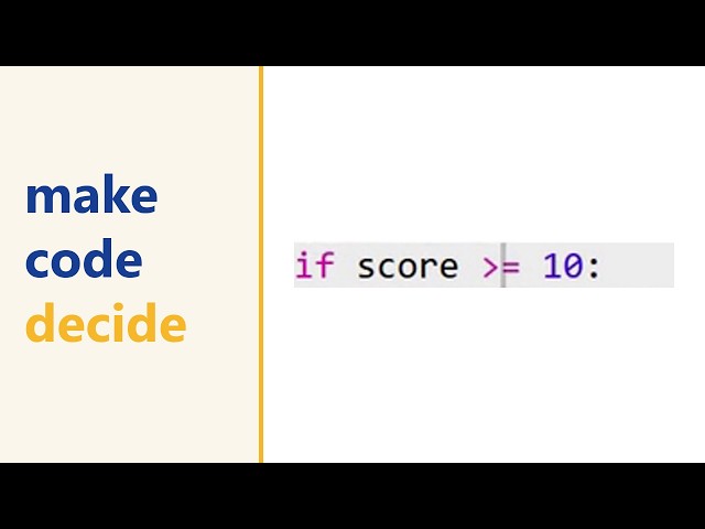 Python if and else for beginners: make your code decide