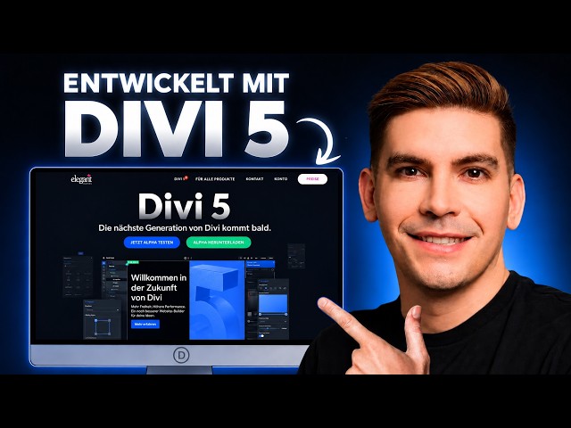 Divi 5 Komplett-Tutorial | So erstellst du ganz einfach professionelle Websites 🚀