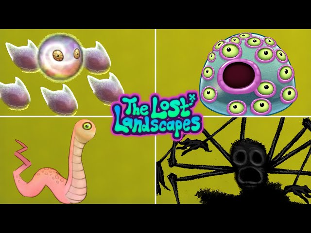 ISLAND DEMENTED DREAM ERROR - All Monsters and Full Song | MSM The Lost Landscapes