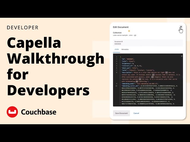 Couchbase Capella Developer Walkthrough: Free Tier Setup, SQL++, Vector Search, and Mobile Sync