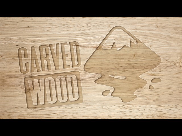 Carved Wood Effect in Inkscape