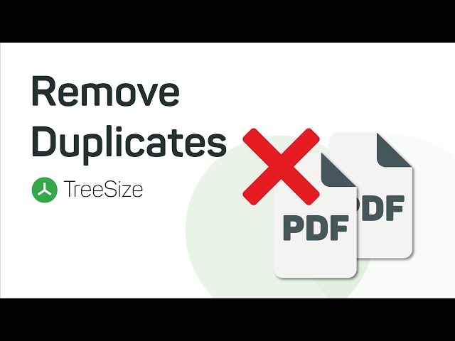 How To Remove Duplicates - TreeSize | JAM Software