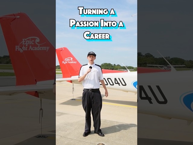 Turning a Passion Into a Career #pilot #flighttraining #aviationstories #viral #cfi