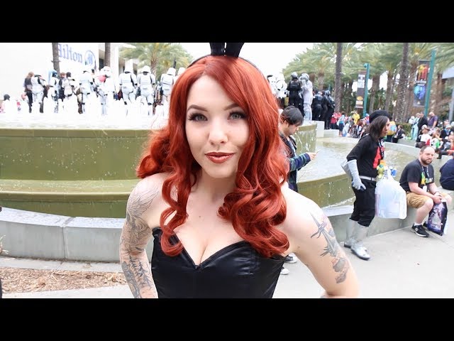 Hannah's Black Widow Avengers Bunny Cosplay at WonderCon 2018