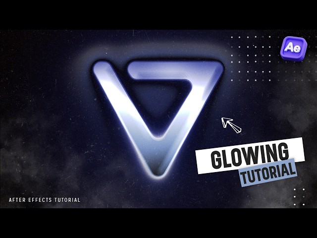 Glowing Logo Animation ✨ | After Effects