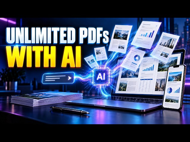 Generate Unlimited PDFs with AI for Free Using Simple HTML Code on Any Device