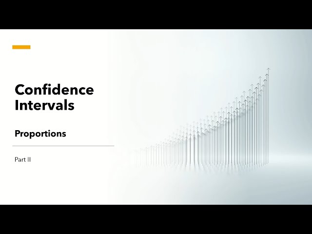 2. Proportions & Confidence Intervals | Statistics
