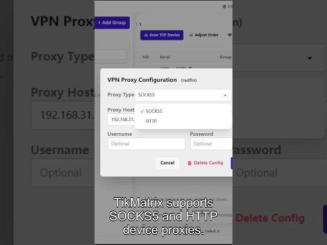 Set Up a SOCKS5 Proxy on Android in TikMatrix