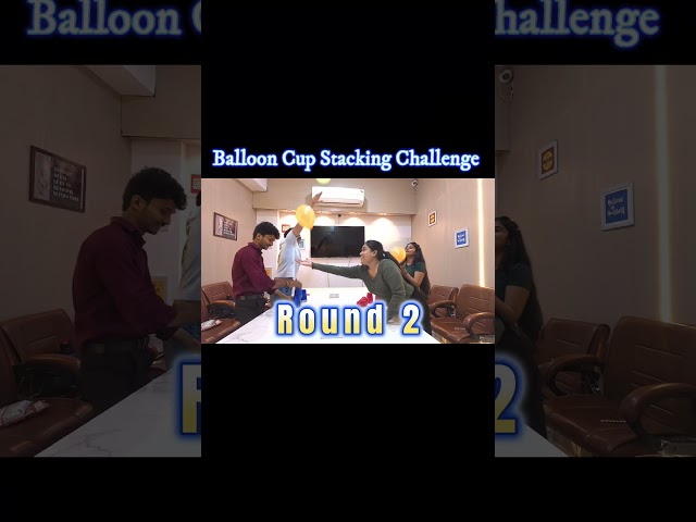 🎈 Balloon Cup Stacking Challenge | Fun Friday Team Battle 🏆