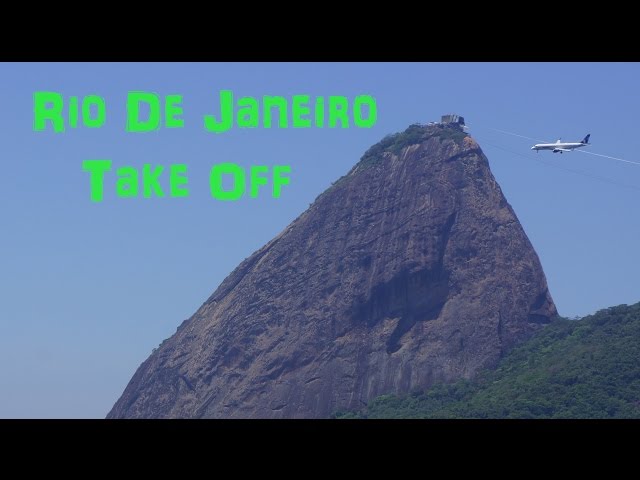 Rio De Janeiro Airport Take Off