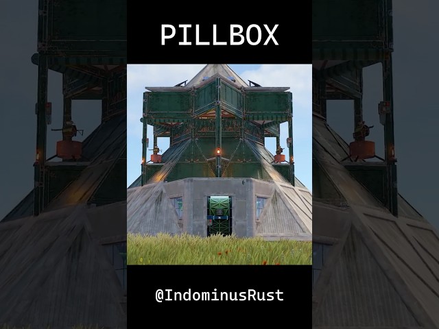 NEW OP PEEKS! Cheap & Cosy SOLO Bunker Base | PILLBOX #rust #basedesign #bunkerbase #rust2025