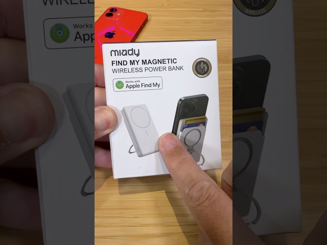 First "MagSafe-compatible" Battery Pack with Apple Find My!