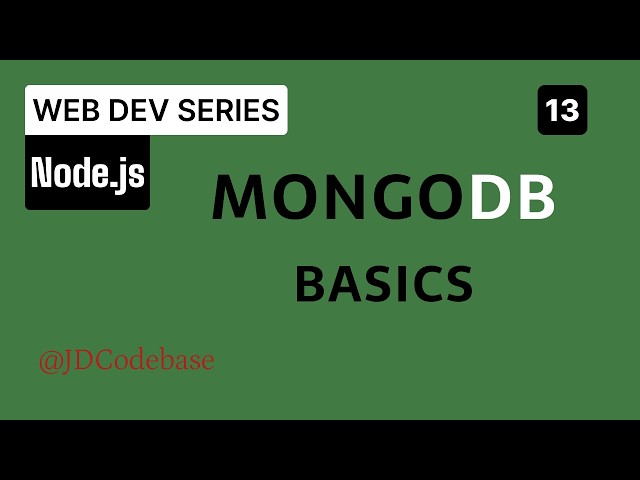 MongoDB Tutorial for Beginners | Collections, Documents & BSON Explained | MongoDB Compass
