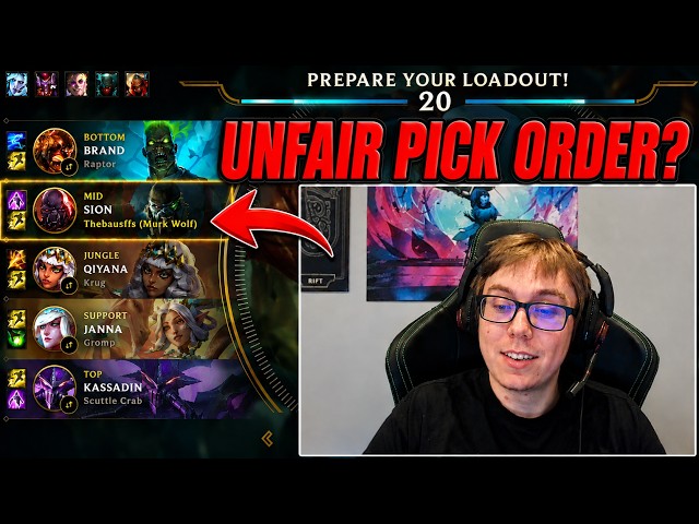 Baus Explains Why Leagues Pick Order Is Broken