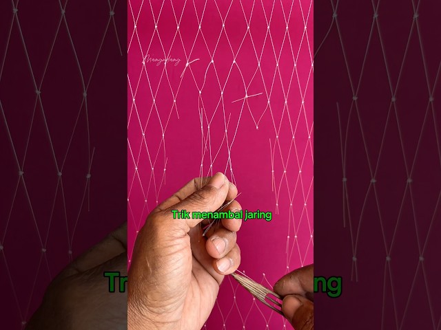 Tear this big just patch it #diy #gtknot #net #tutorial #netrepair
