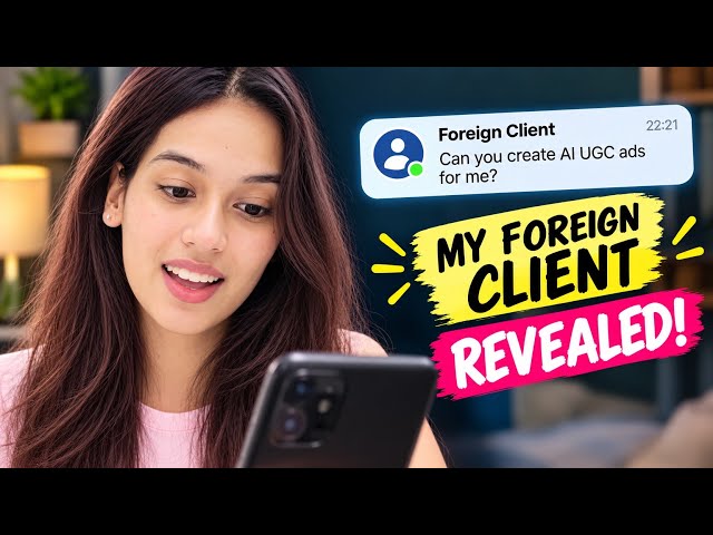 How I Closed My First International Client for AI UGC Videos (My Exact Outreach & Pitch Strategy)