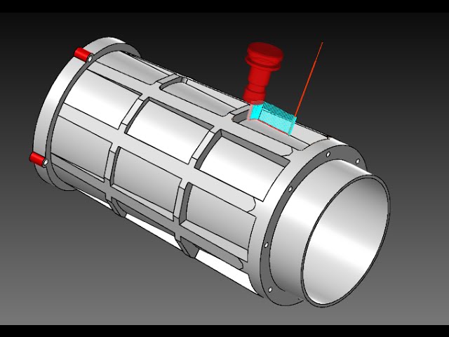 Mastercam - Multiaxis Case Study: Machining pocket on a 4-AXIS MACHINE