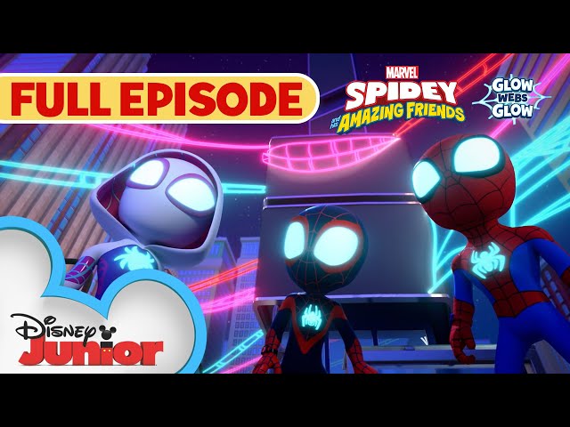 Electro's Gotta Glow | S2 E1 Part 1 | Full Episode | Spidey and his Amazing Friends | @disneyjunior