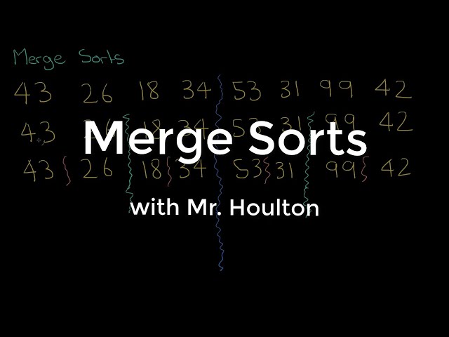 2.1.3 Merge Sorts - Revise GCSE Computer Science