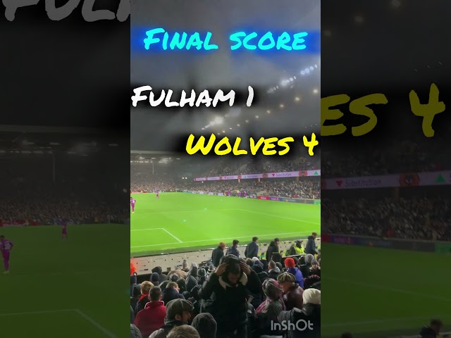 Fulham vs Wolves #football #fulham #Wolves #premierleague