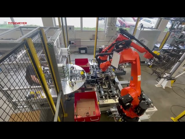 Automated workplace for automotive_Linear Cup Forming and Press Riveting + Gearrack Riveting