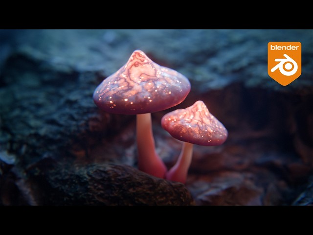 Blender Glowing Mushroom Tutorial