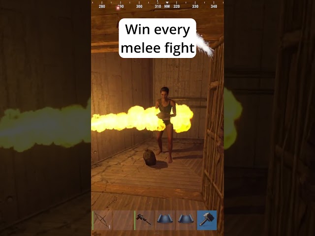 How to win every melee fight in rust