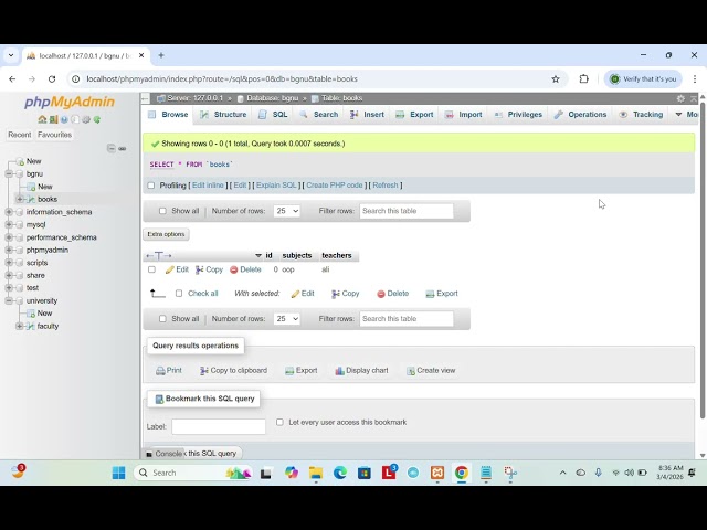 how to connect database with php