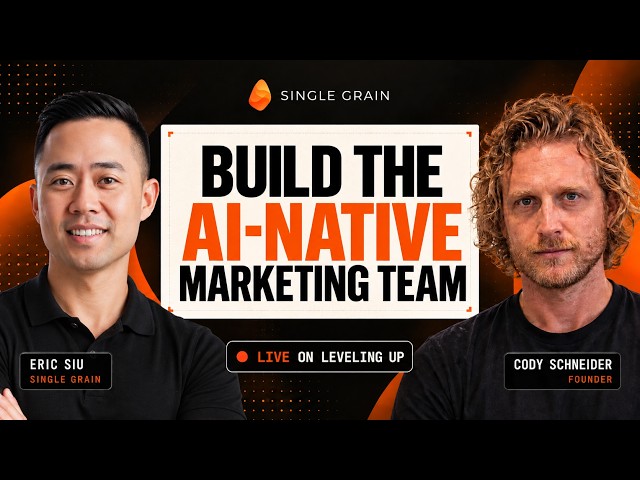 How we’d build an AI-native marketing team from scratch | Eric Siu & Cody Schneider