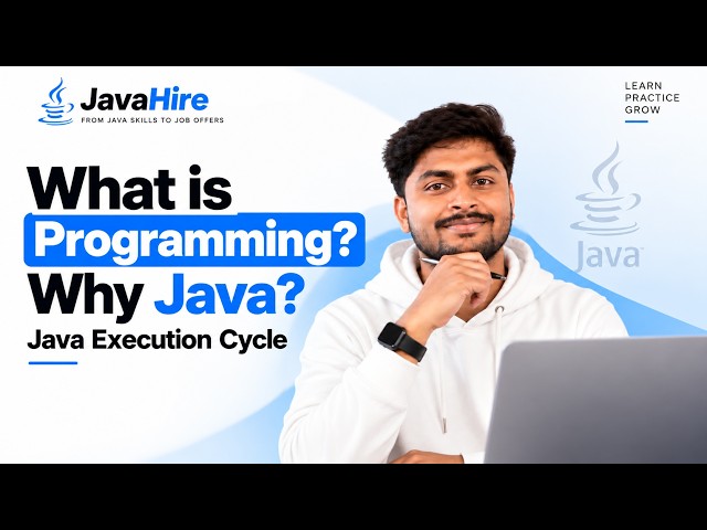 What is Programming? Why Java? | Java Tutorial for Beginners #1