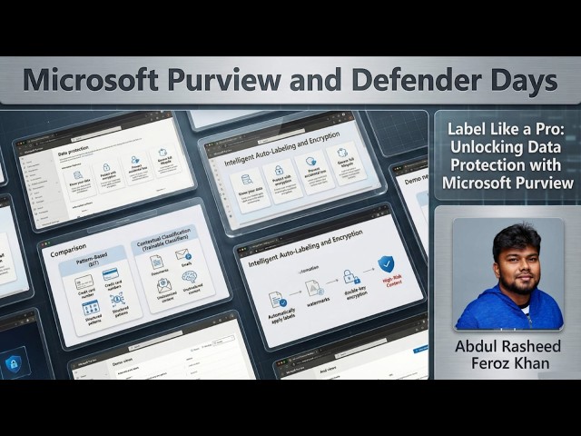 Microsoft Purview Sensitivity Labels: Unlocking Data Protection Like a Pro | Defender Days 2026