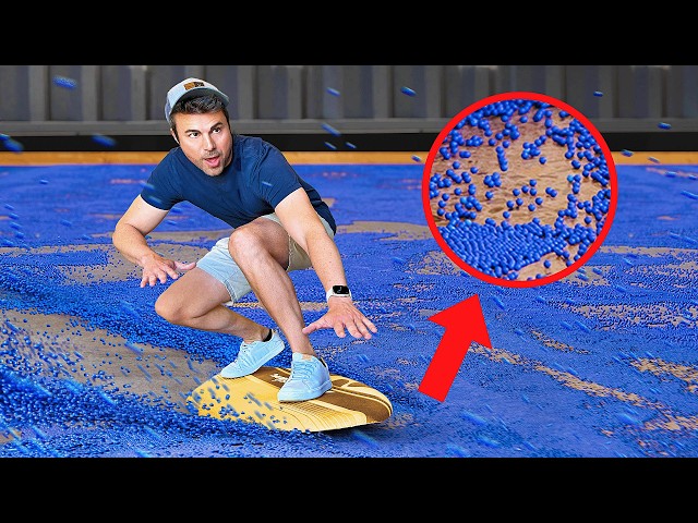 Surfing on 3,500,000 Airsoft BBs