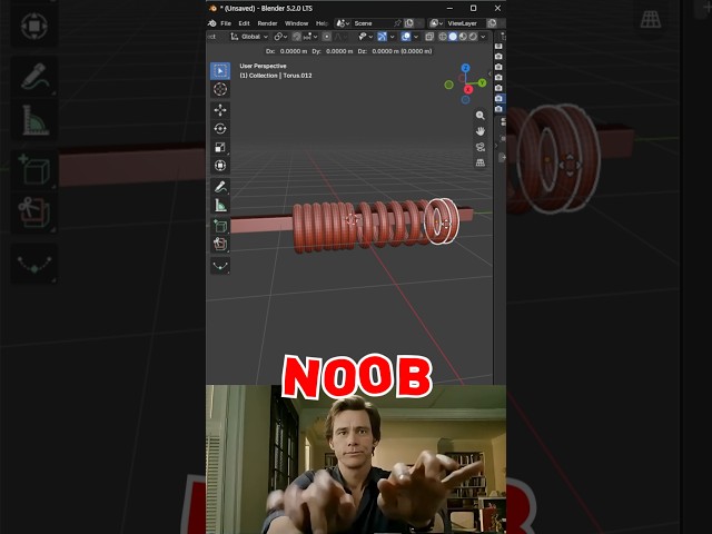 Blender Noob vs PRO: Adjust ONLY Locations! 🤯 Quick & Easy! || #blender #3d #tutorial #trending