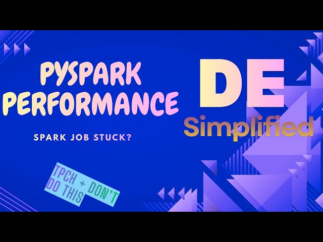 Why Your PySpark Job Is So Slow | Spark Performance Explained (Databricks)